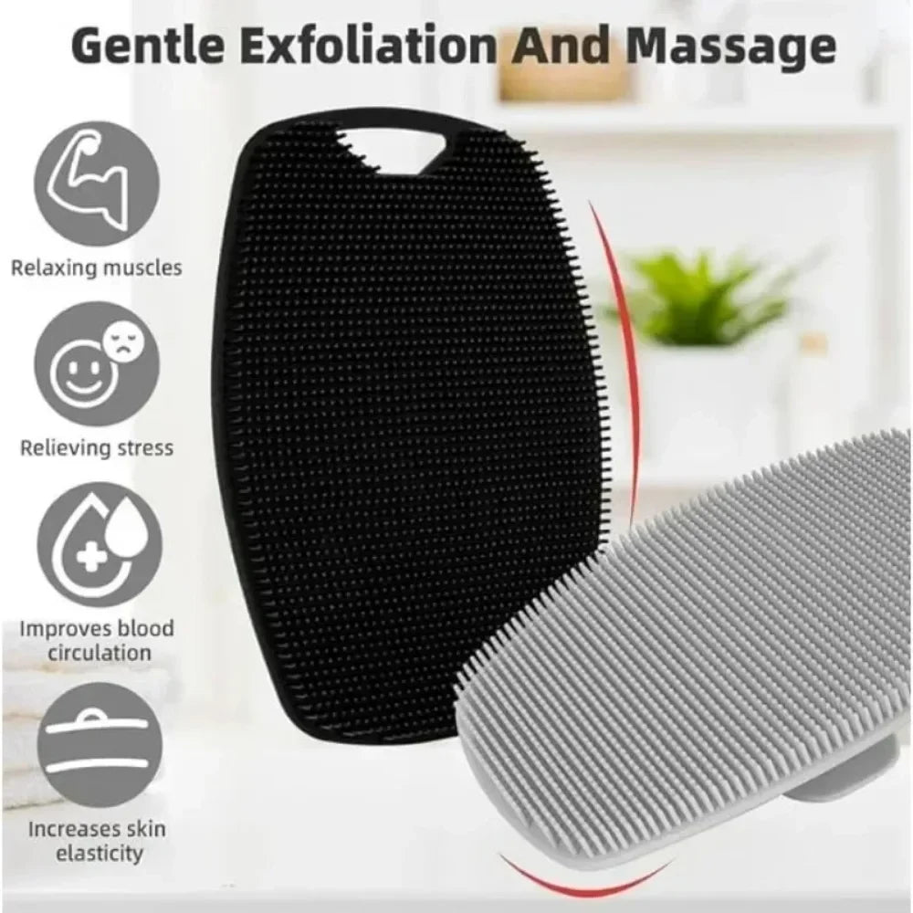 A 1pcUltra-Soft Silicone Body Scrubber for Gentle Exfoliation.