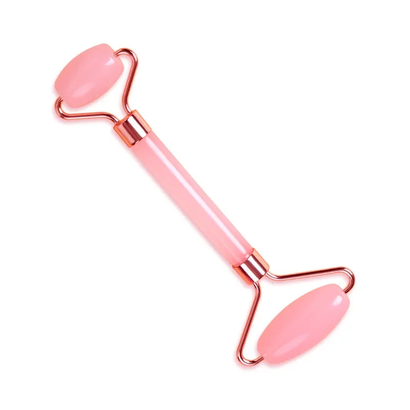 Radiant Glow Facial Set – Gua Sha Board & Face Roller ,  Facial Massage Instruments